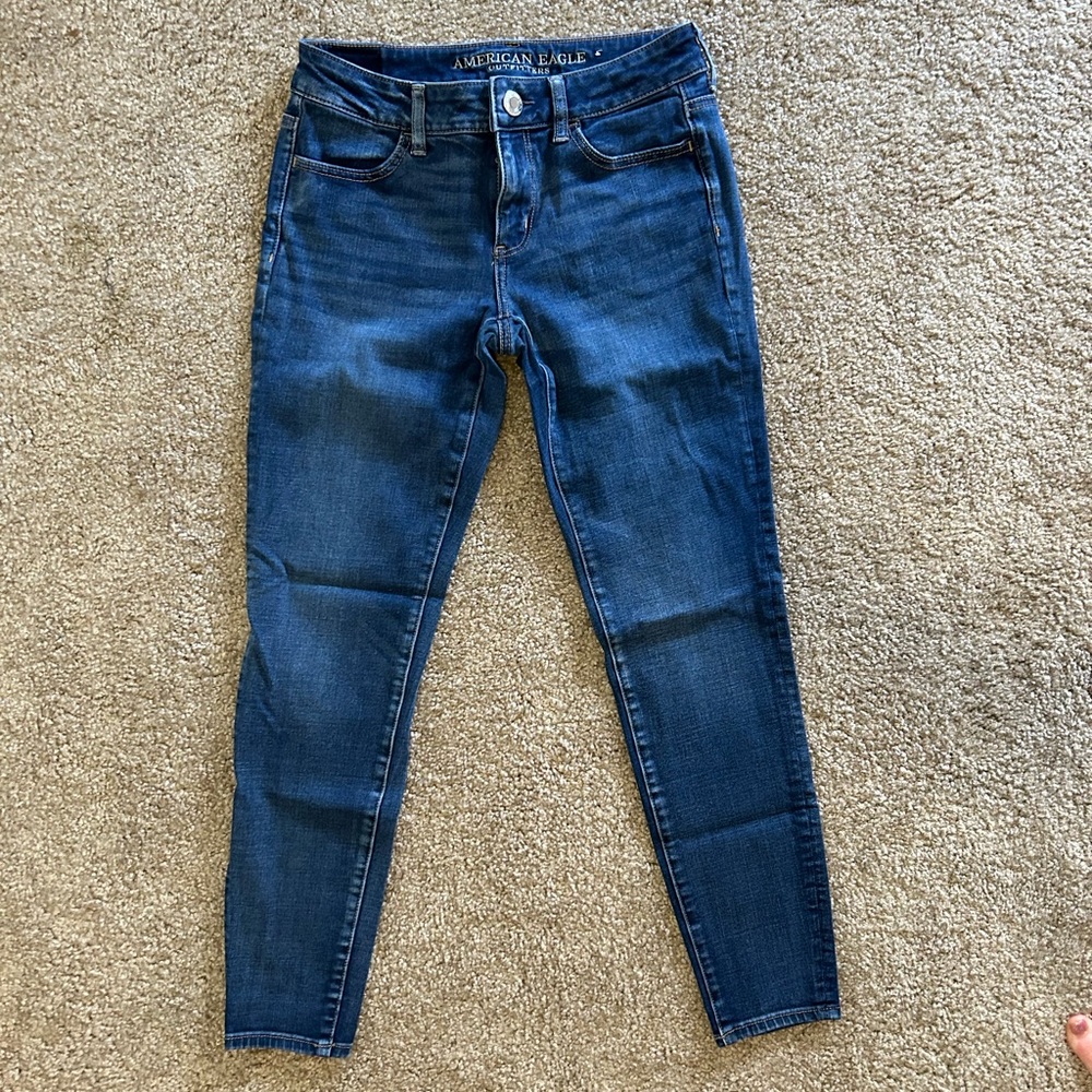 American Eagle Outfitters Dark Skinny Jeans, Mid-rise